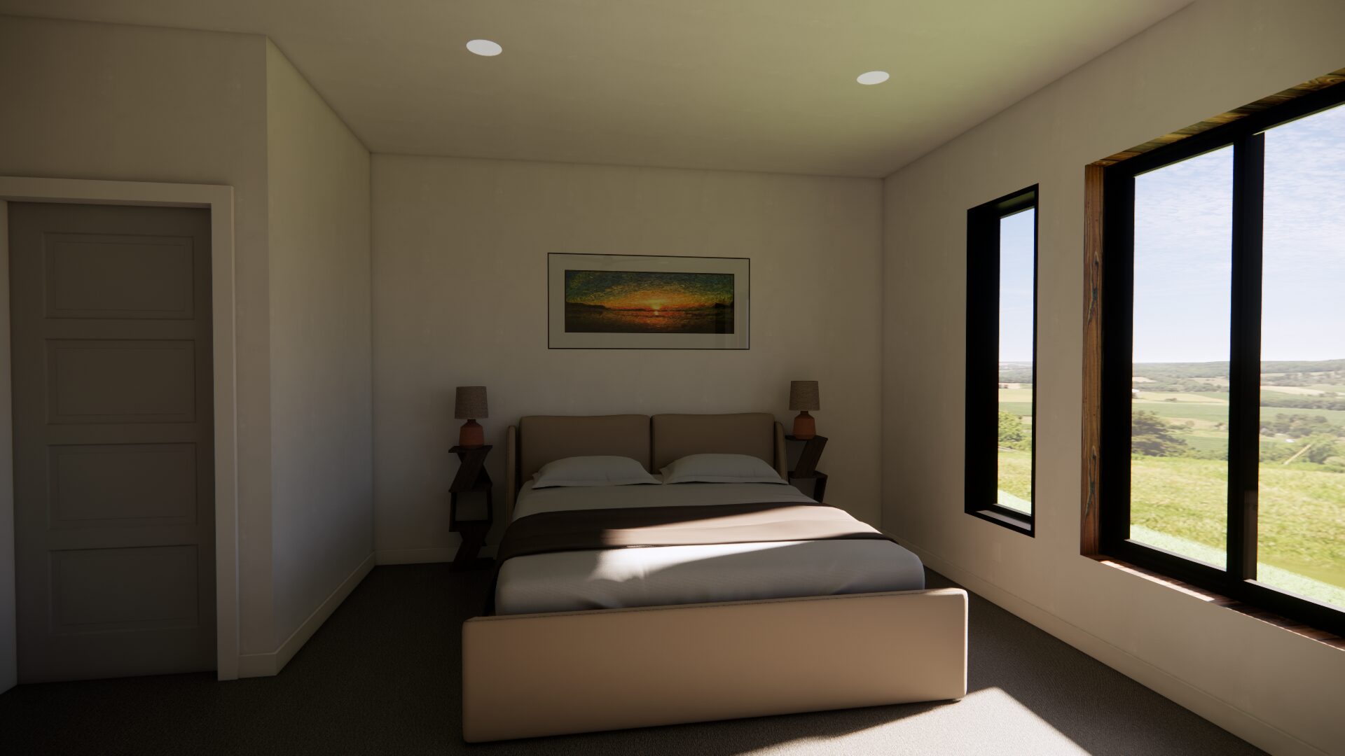 BED02_02 New Ryse Sustainable Design | NEHALEM TOP OF HILL HOME