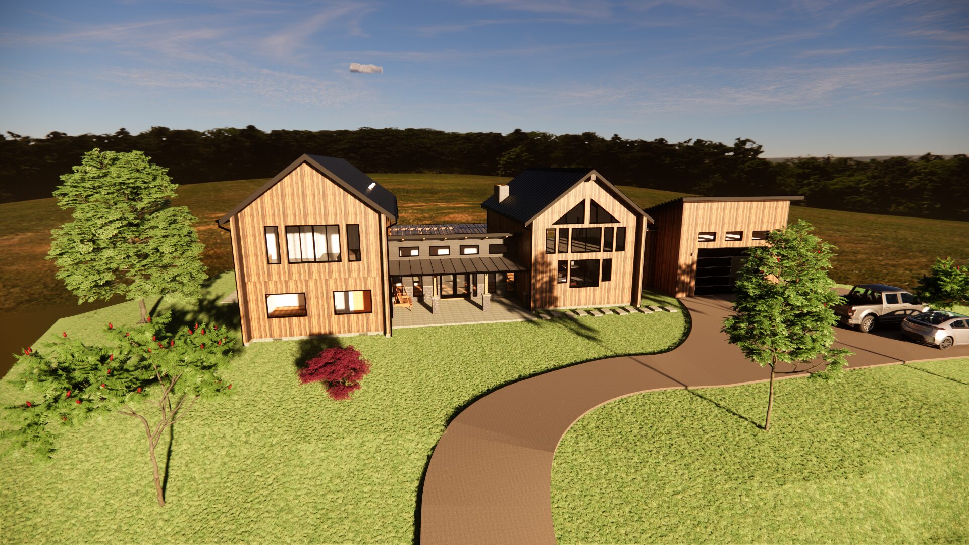 EXTERIOR_01 New Ryse Sustainable Design | NEHALEM TOP OF HILL HOME
