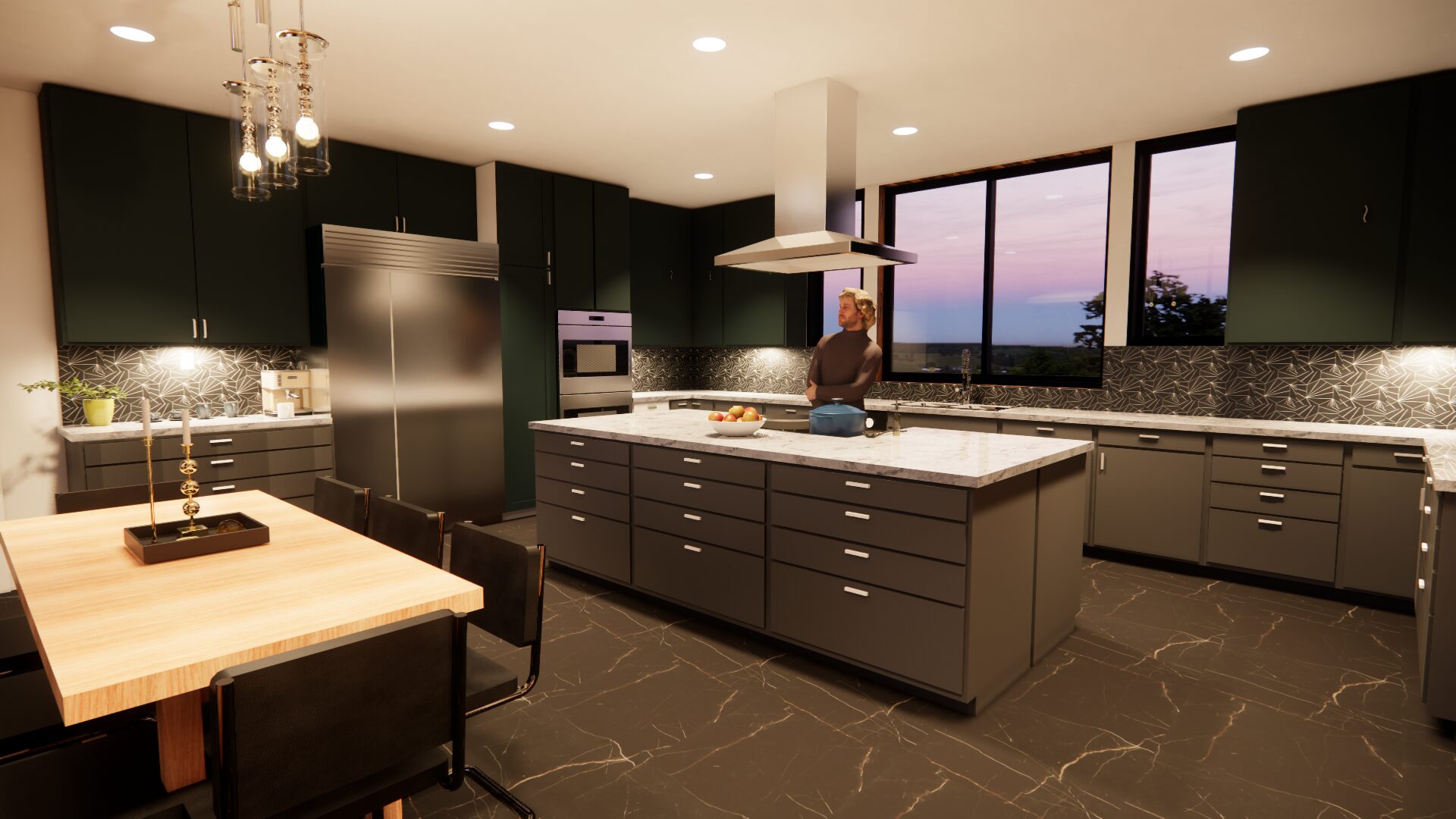 KITCHEN_01 New Ryse Sustainable Design | NEHALEM TOP OF HILL HOME