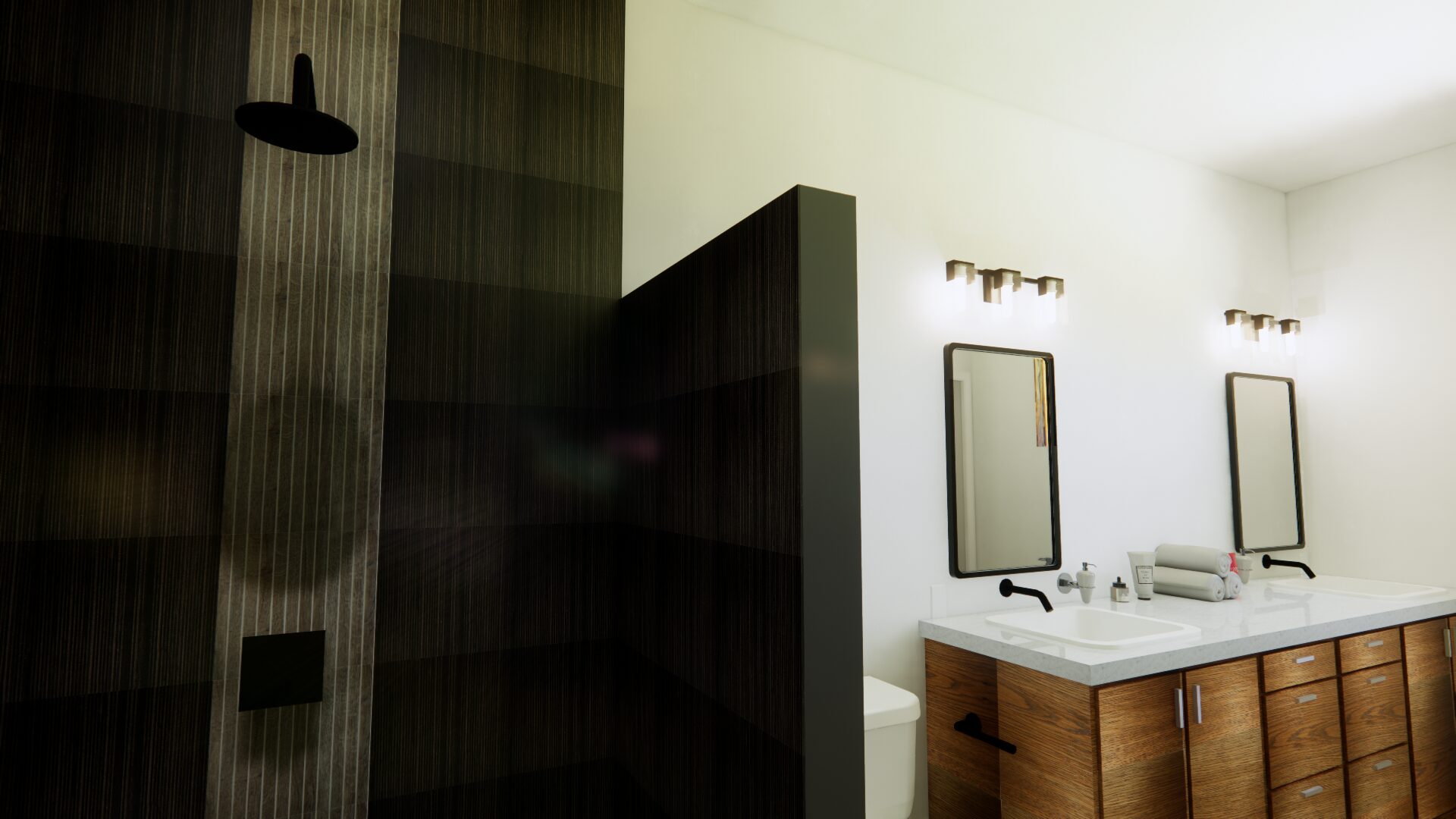 PRIMARY BATH_02 New Ryse Sustainable Design | NEHALEM TOP OF HILL HOME